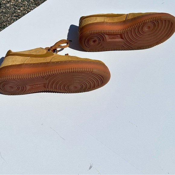 Nike Air Force 1 LV8 (GS) Shoes Big Kids Size 5Y Gum Light Brown Blokecore - Picture 5 of 10